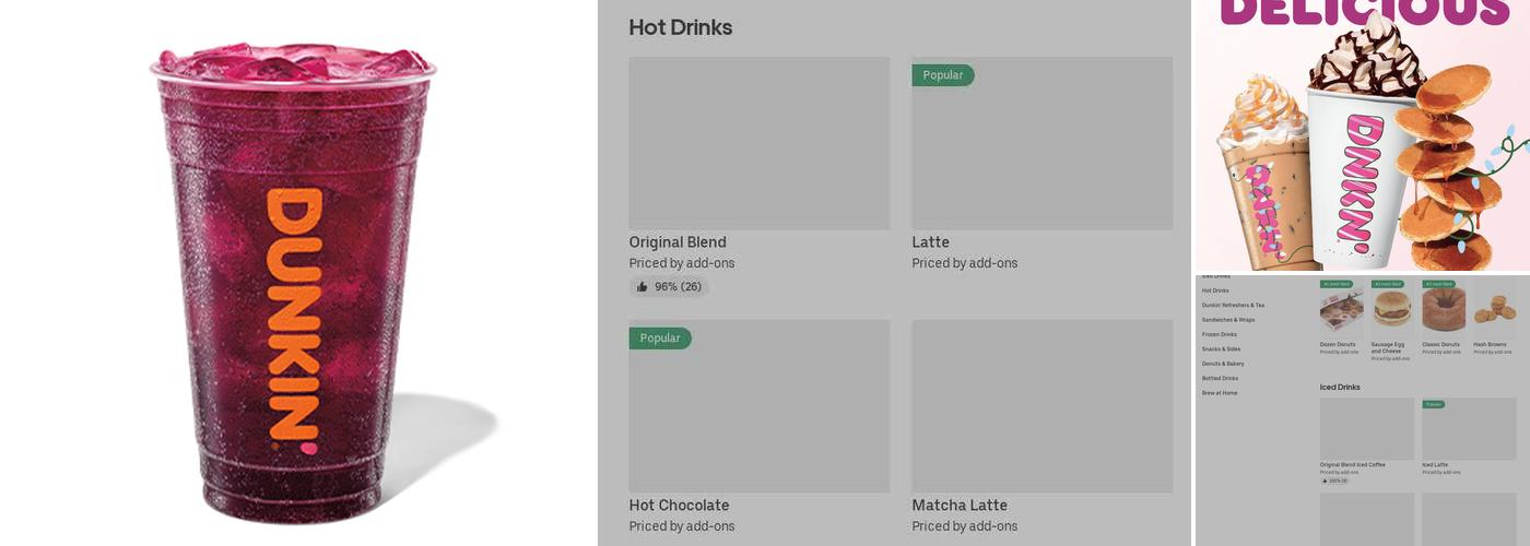 Dunkin' Menu
