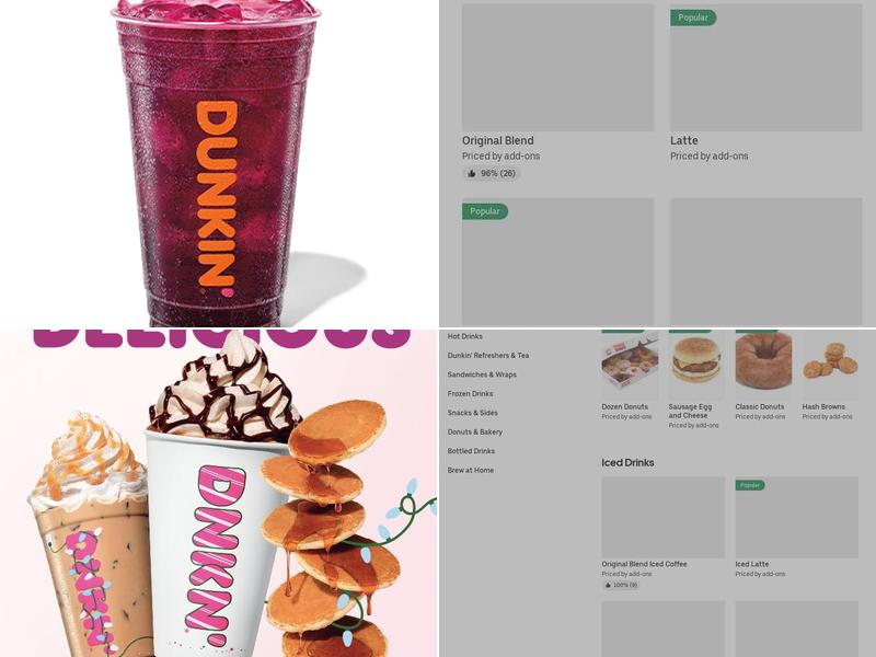 Dunkin' Menu