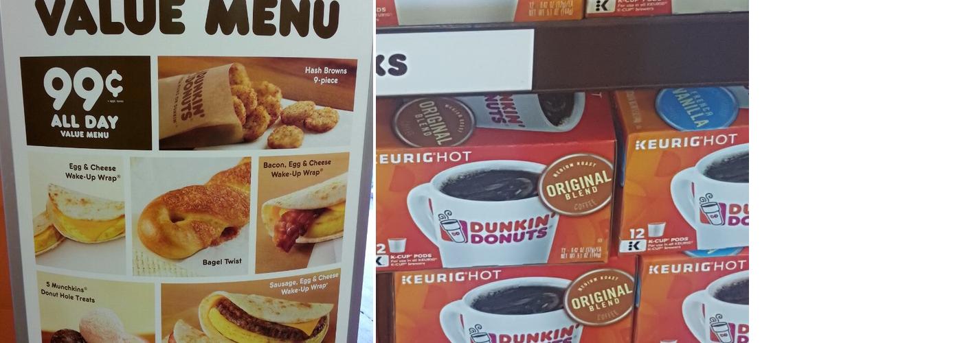 Dunkin' Menu