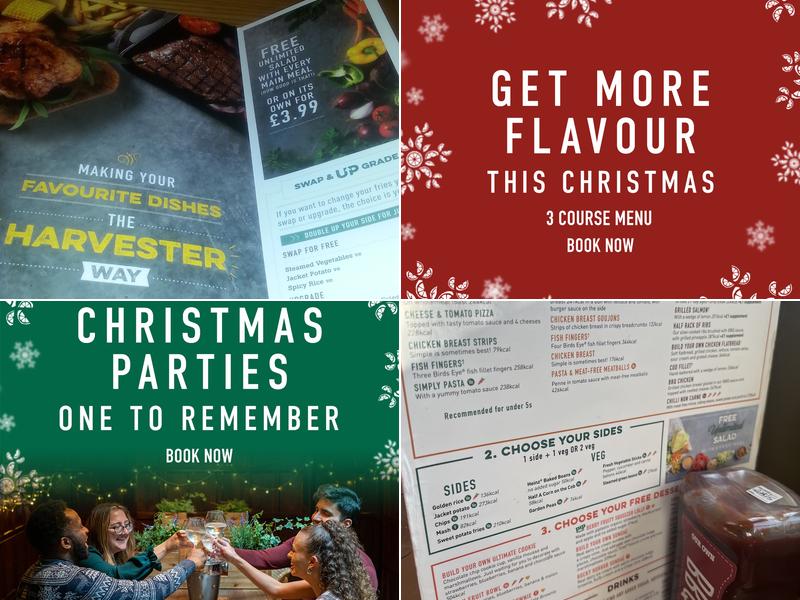 Harvester Rising Sun Dartford Menu