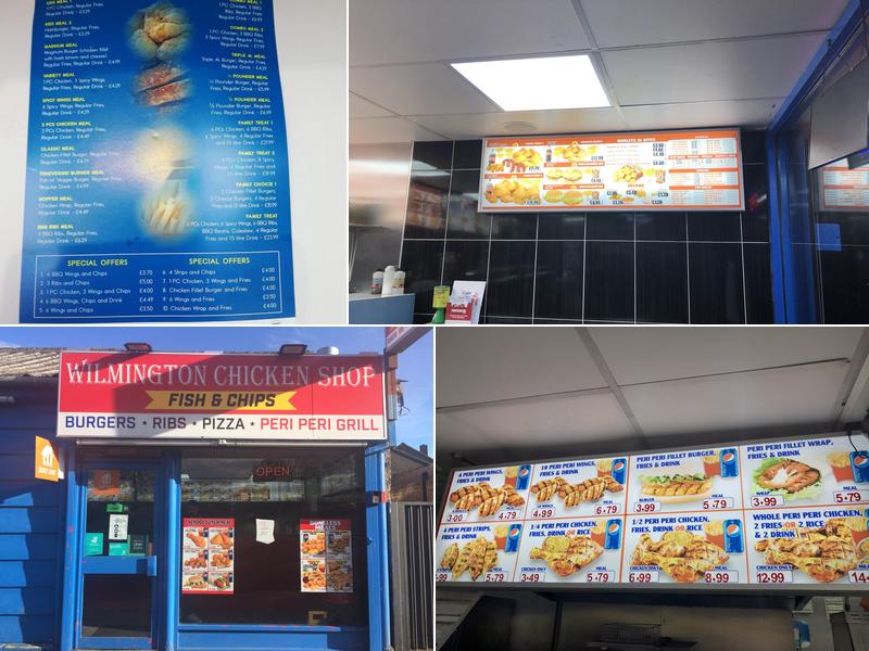 WILMINGTON CHICKEN SHOP FISH AND CHIPS Menu