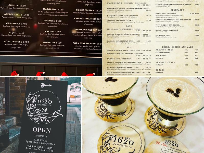 Bar 1620 Menu