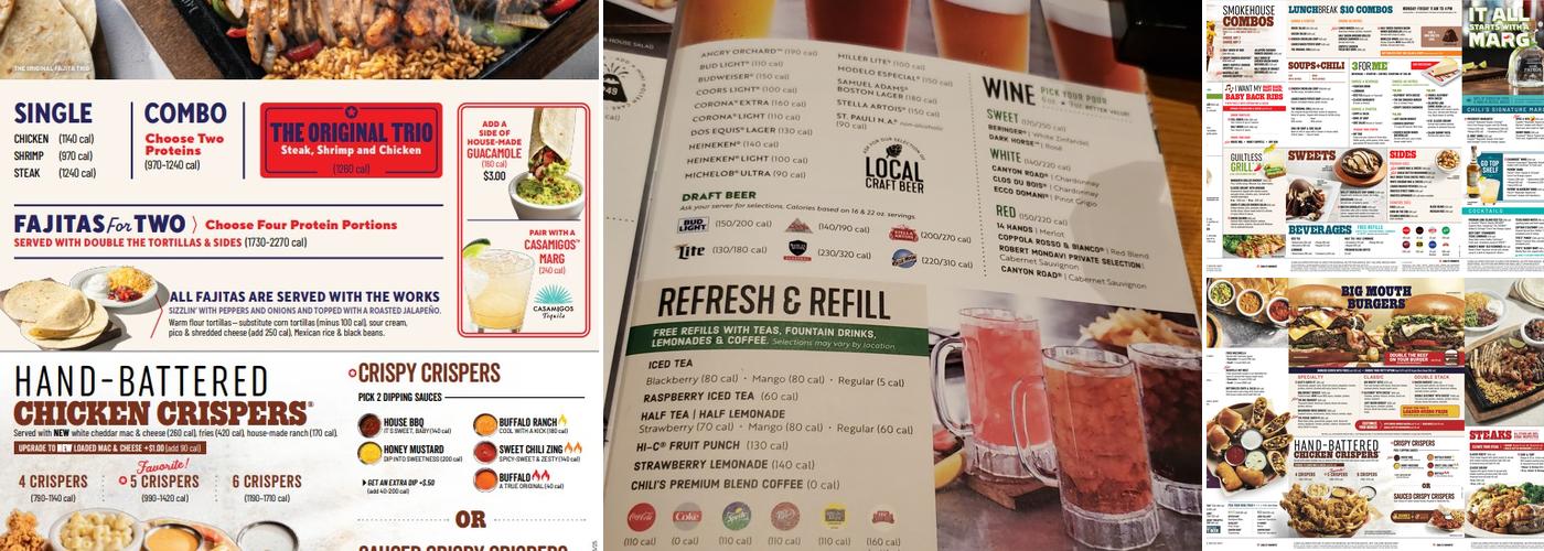 Chili's Grill & Bar Menu