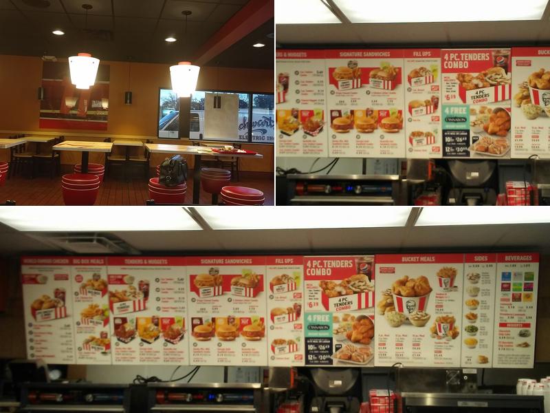 KFC Menu
