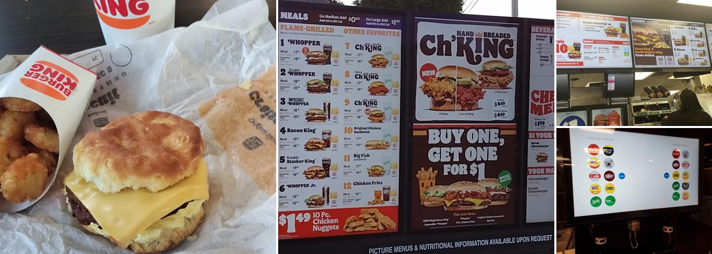 Burger King Menu