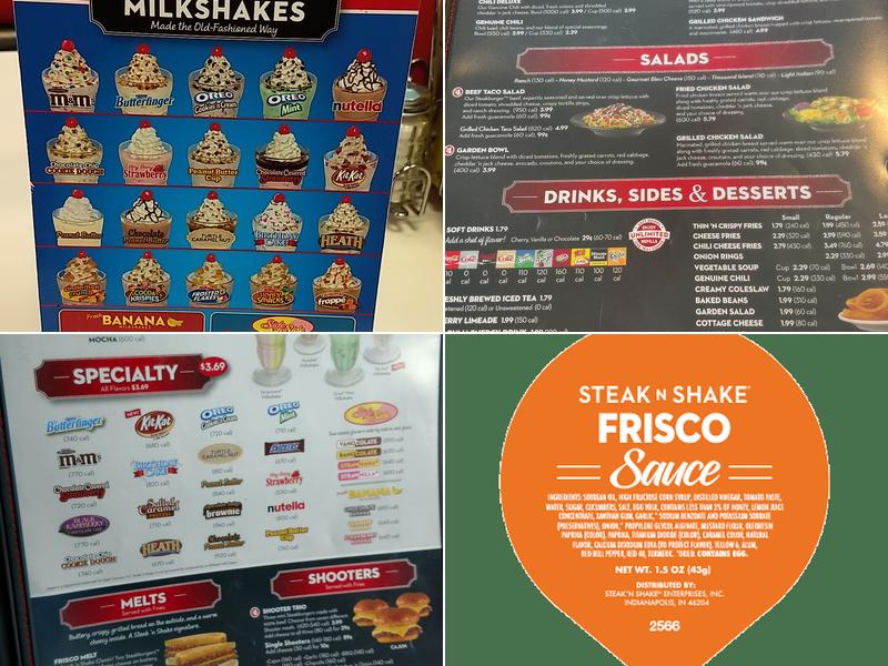 Steak 'n Shake Menu
