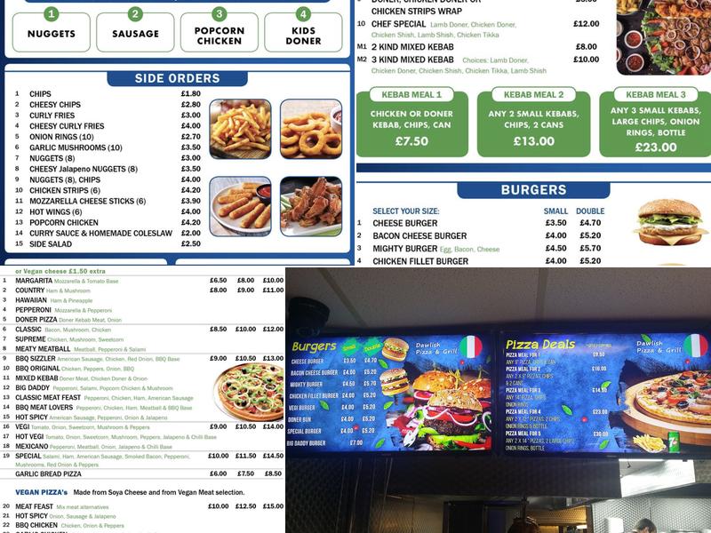 Dawlish Pizza & Grill ( Oz’s Pizza ) Menu