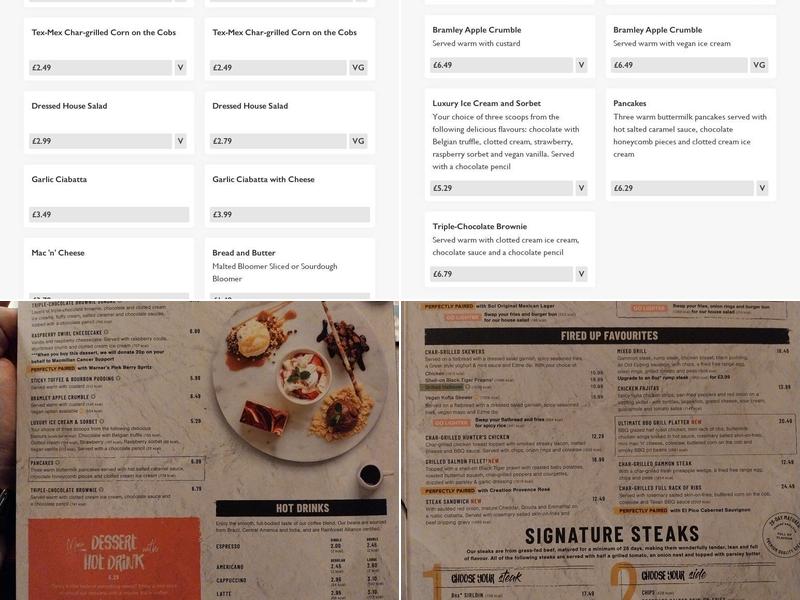 The Cooper's Brook - Pub & Grill Menu