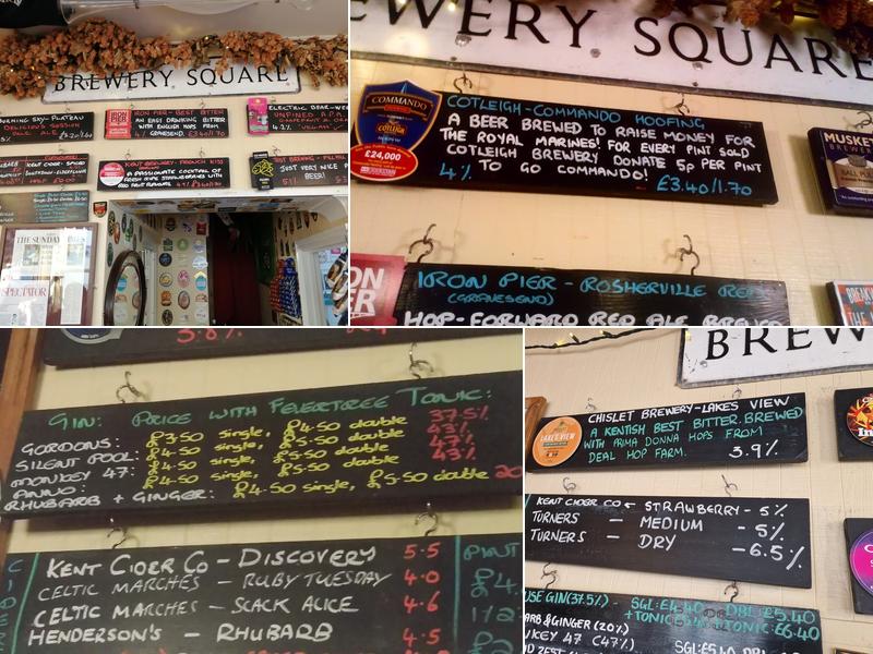 The Just Reproach Menu