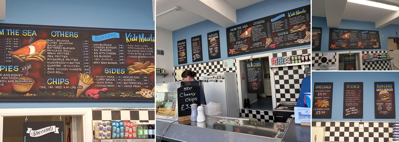 Castle Fish Bar Menu