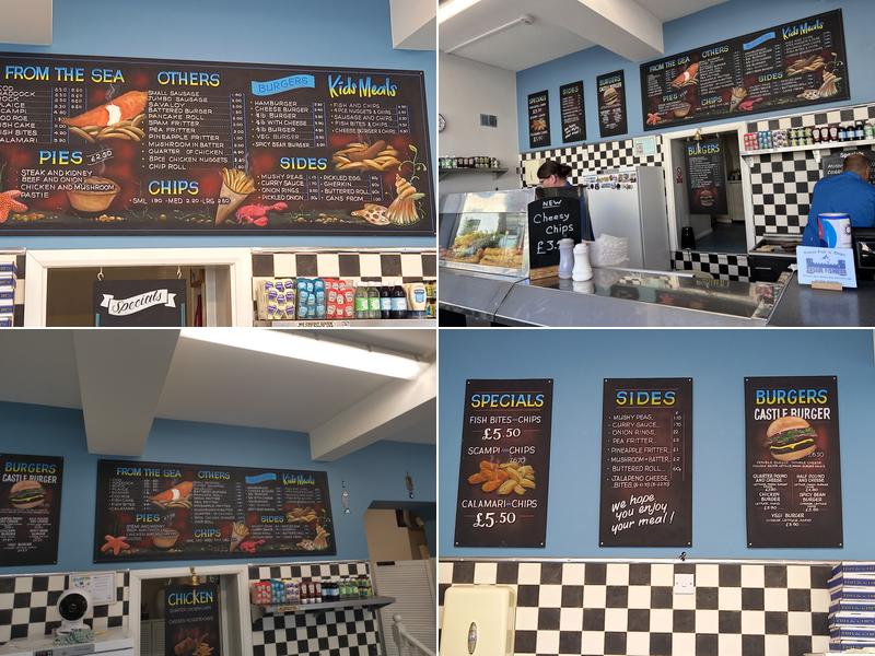 Castle Fish Bar Menu