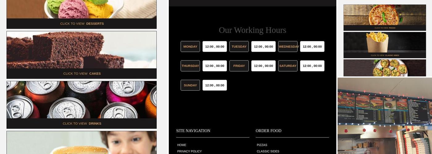 The Pizza Direct Deal Menu