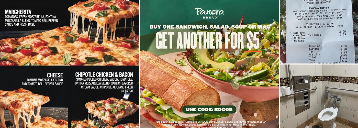 Panera Bread Menu