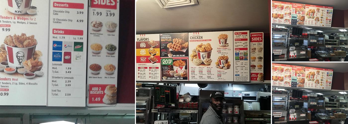 KFC Menu