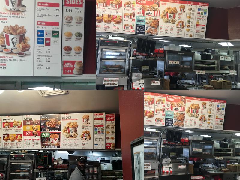 KFC Menu
