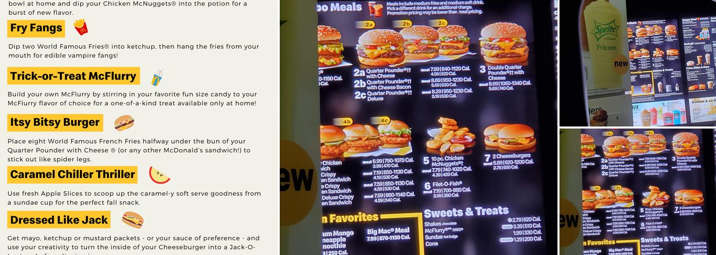 McDonald's Menu