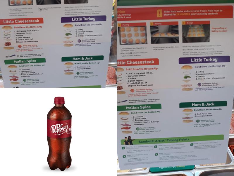 Subway Menu