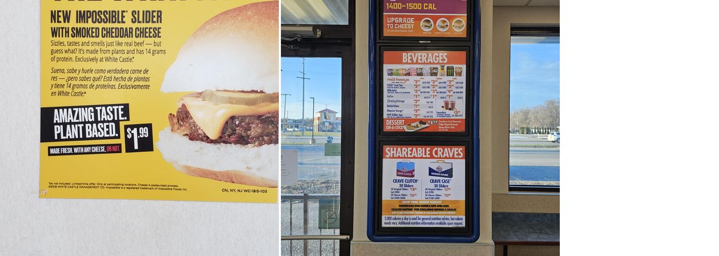 White Castle Menu