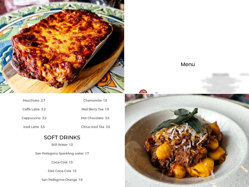 Ornella's Kitchen - Pasta-Deli Menu