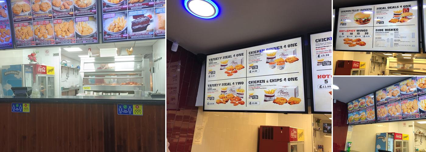 Allens Fried Chicken Menu