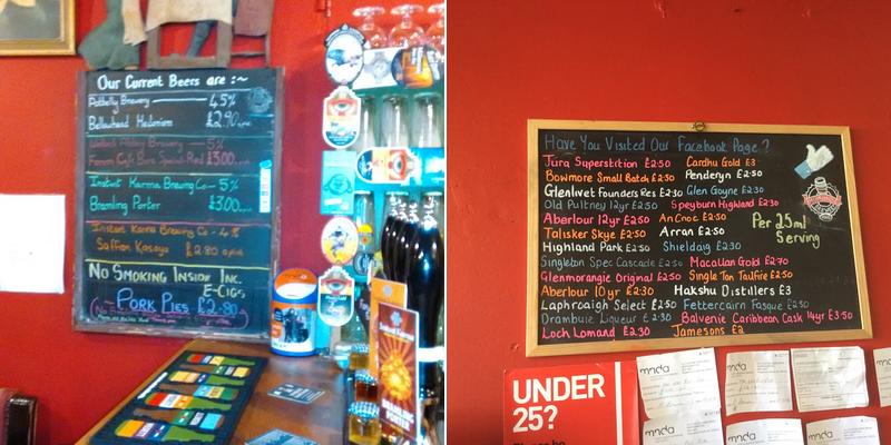 The Last Post, Derby Menu