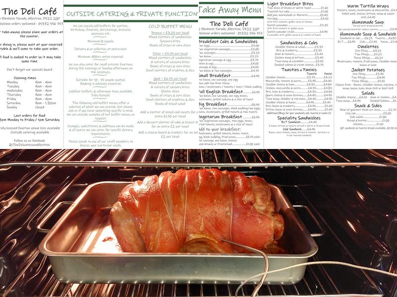 The Delicatessen Menu