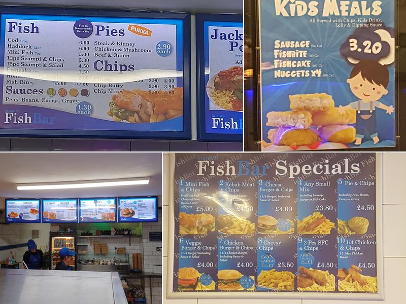 Gerard Street Fish Bar Menu