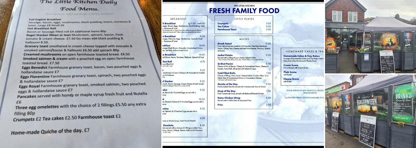 The Little Kitchen Menu