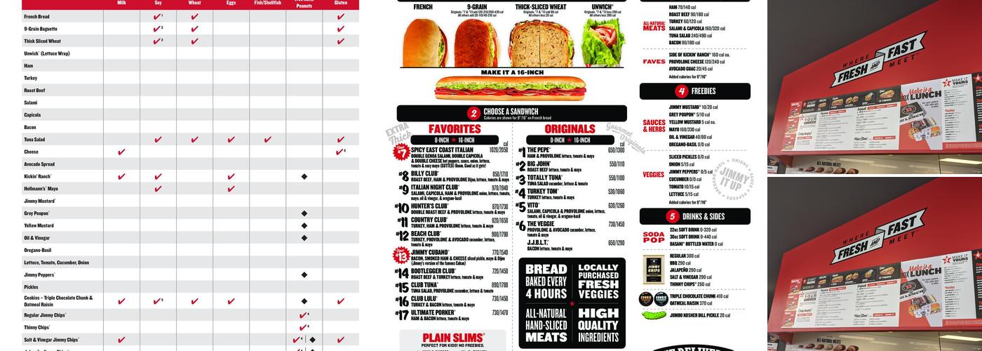Jimmy John's Menu