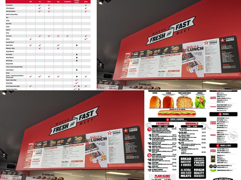 Jimmy John's Menu