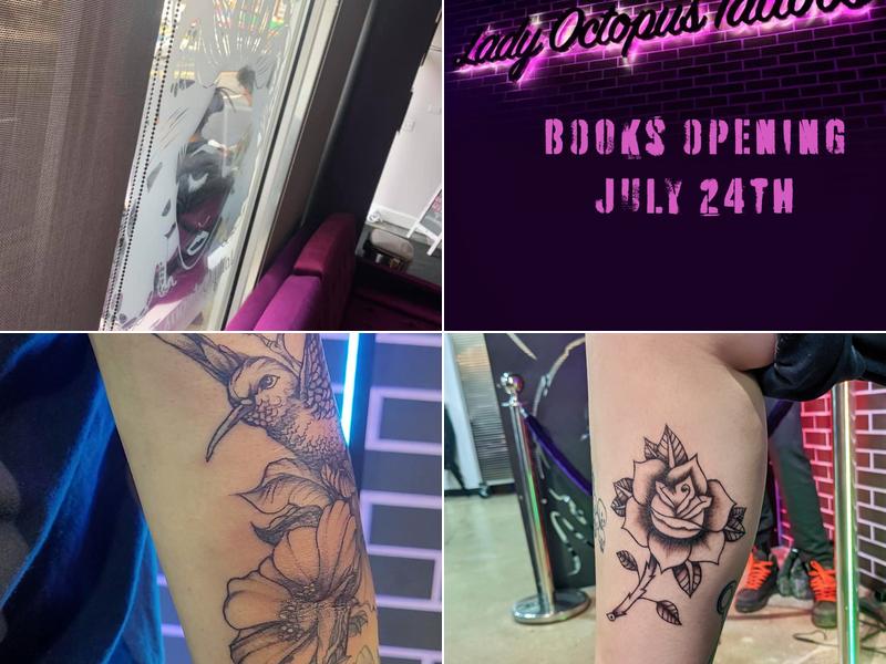 Lady Octopus Tattoos