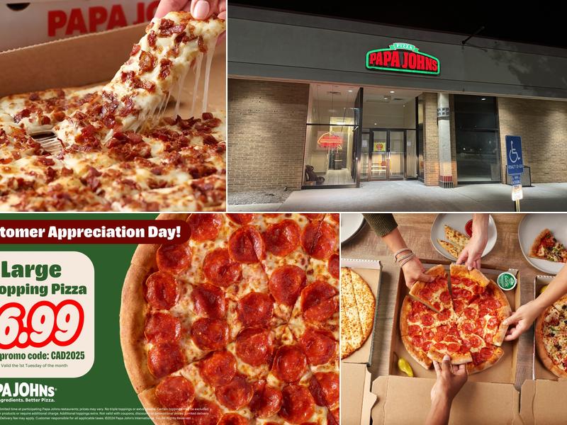 Papa Johns Pizza 1505 Mitch Daniels Blvd Suite 100, West Lafayette