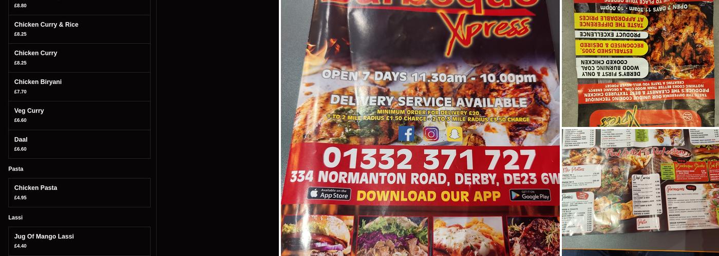 Barbecue Xpress Menu