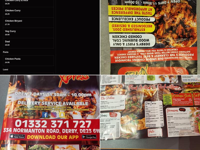 Barbecue Xpress Menu