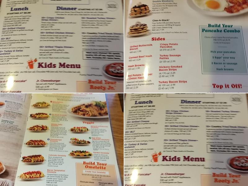 IHOP Menu