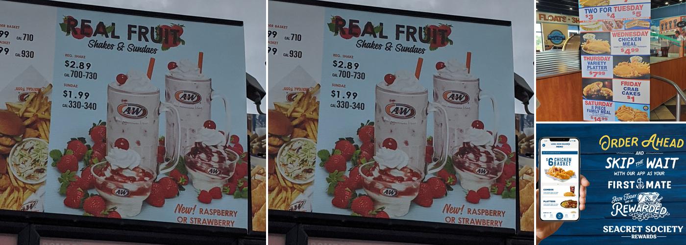 Long John Silver's | A&W Menu