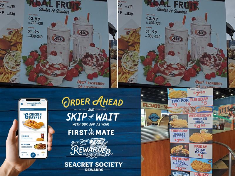 Long John Silver's | A&W Menu