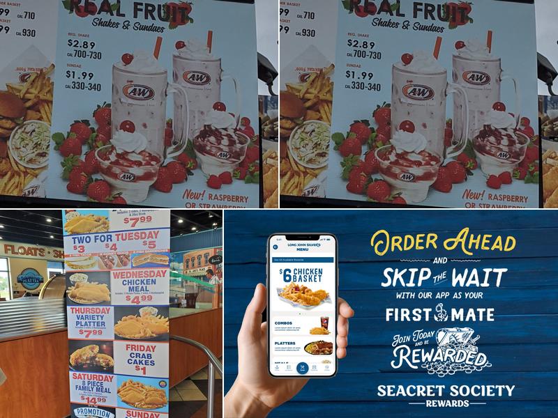 Long John Silver's | A&W Menu