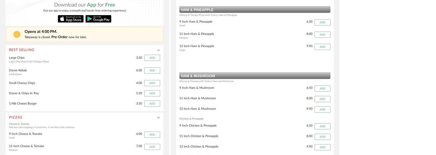3 Chefs Fish Bar Menu