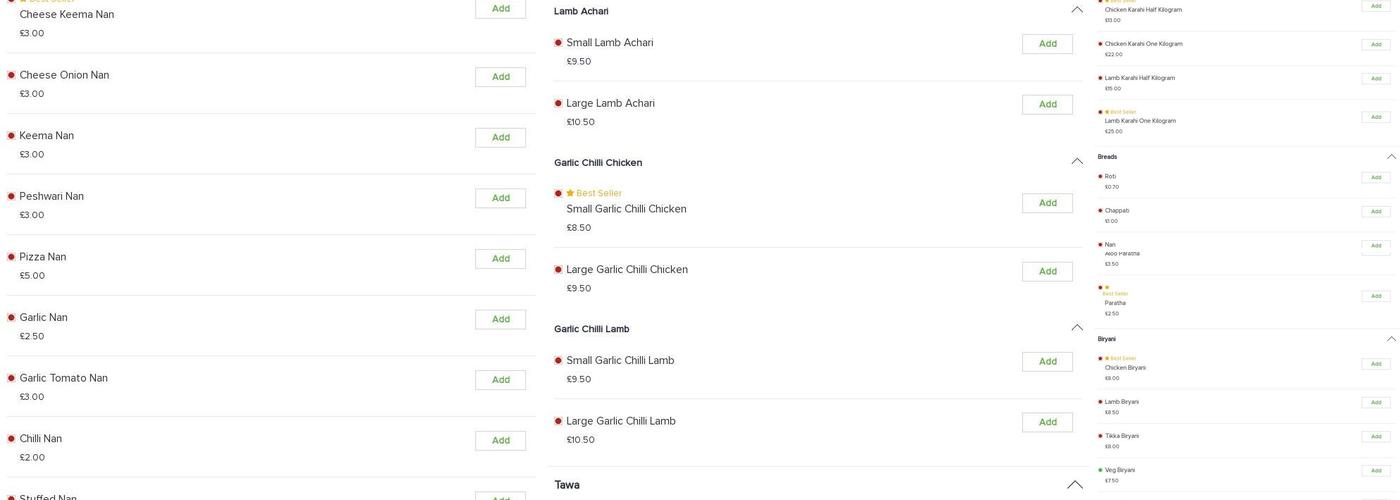 Royal Fast Foods Menu