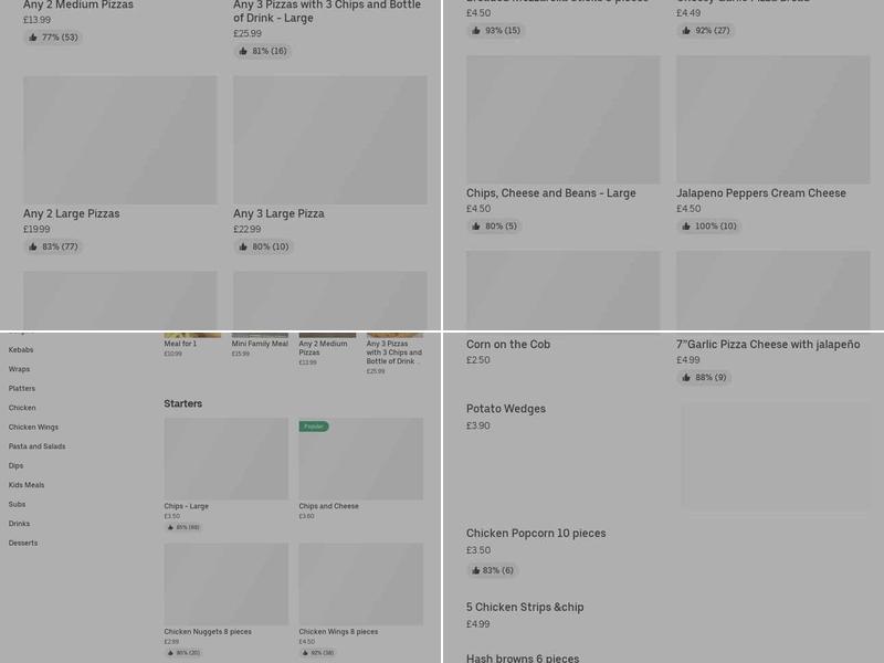 Hot Pizza and Chicken (Normanton) Menu