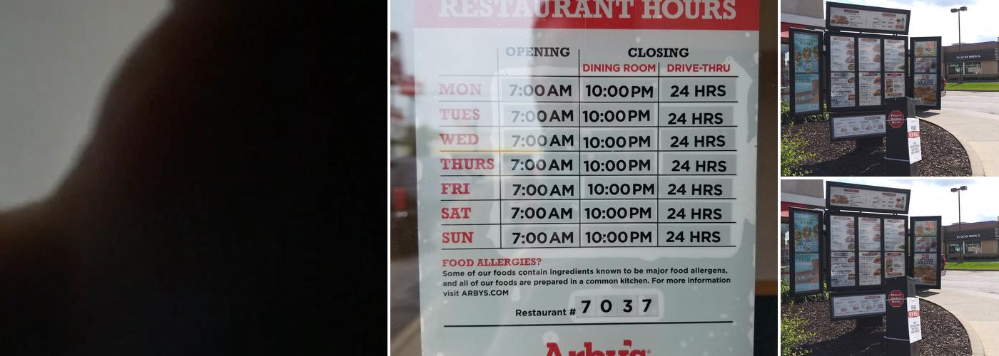 Arby's Menu