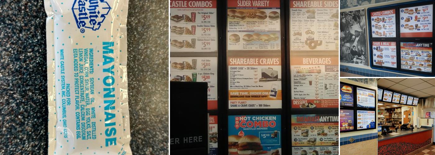 White Castle Menu
