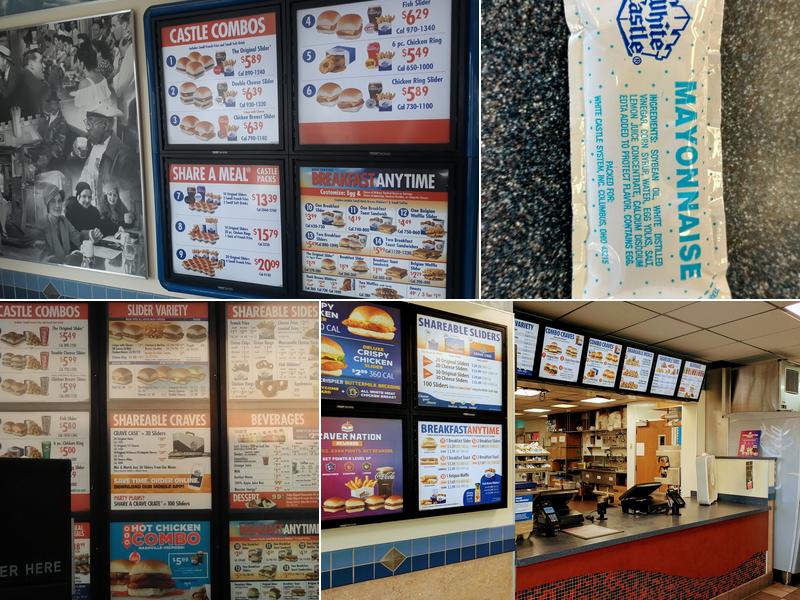 White Castle Menu