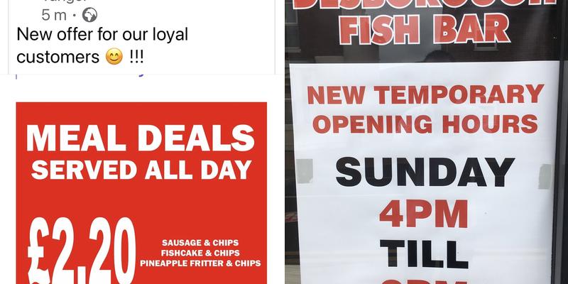 Desborough Fish Bar Menu