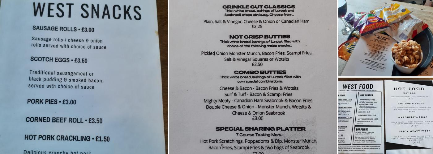 West Riding Refreshment Rooms Menu