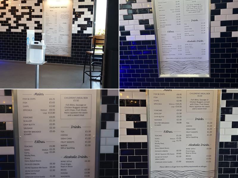 Spinners Fisheries Menu