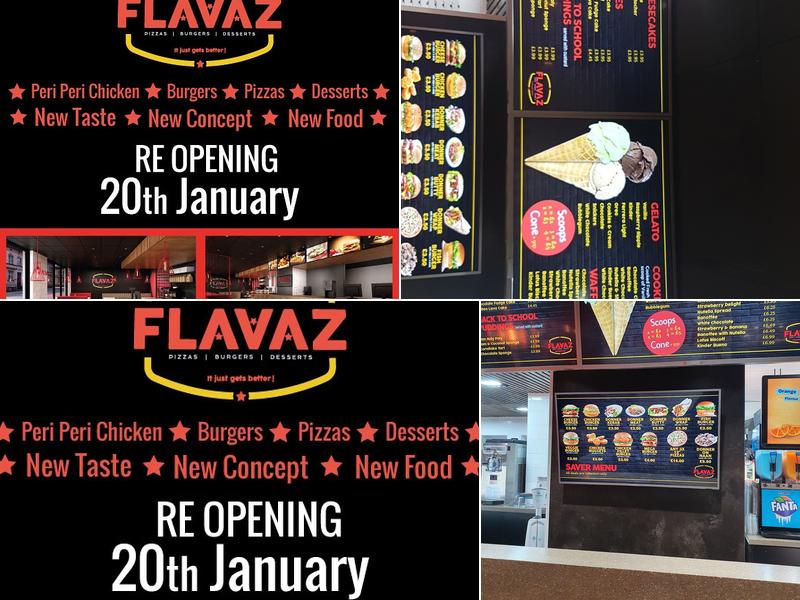 FLAVAZ Menu