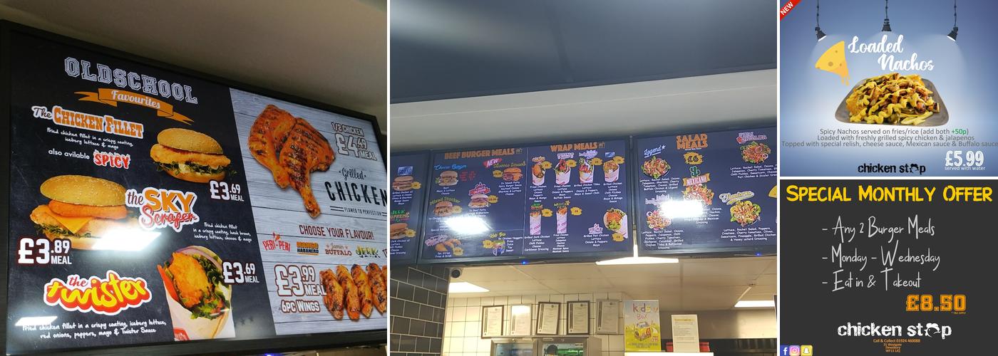 Chicken Stop Menu