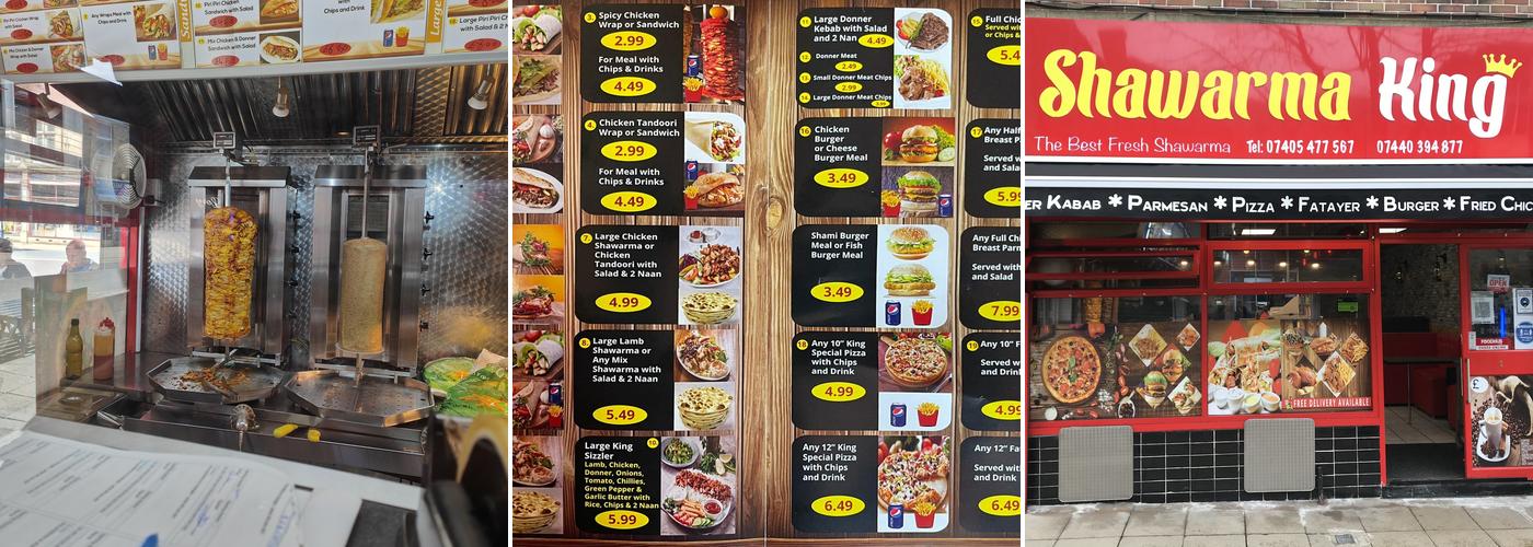 Shawarma King Menu